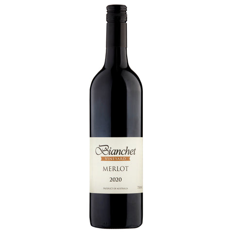 Cosmo Wines. Bianchet Vineyard 2020 Merlot. Cellar Door and On-line sales. $28