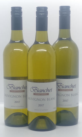 Cosmo Wines. Bianchet Vineyard. Yarra Valley Sauvignon Blanc. Cellar door and on-line sales. $30 per bottle.